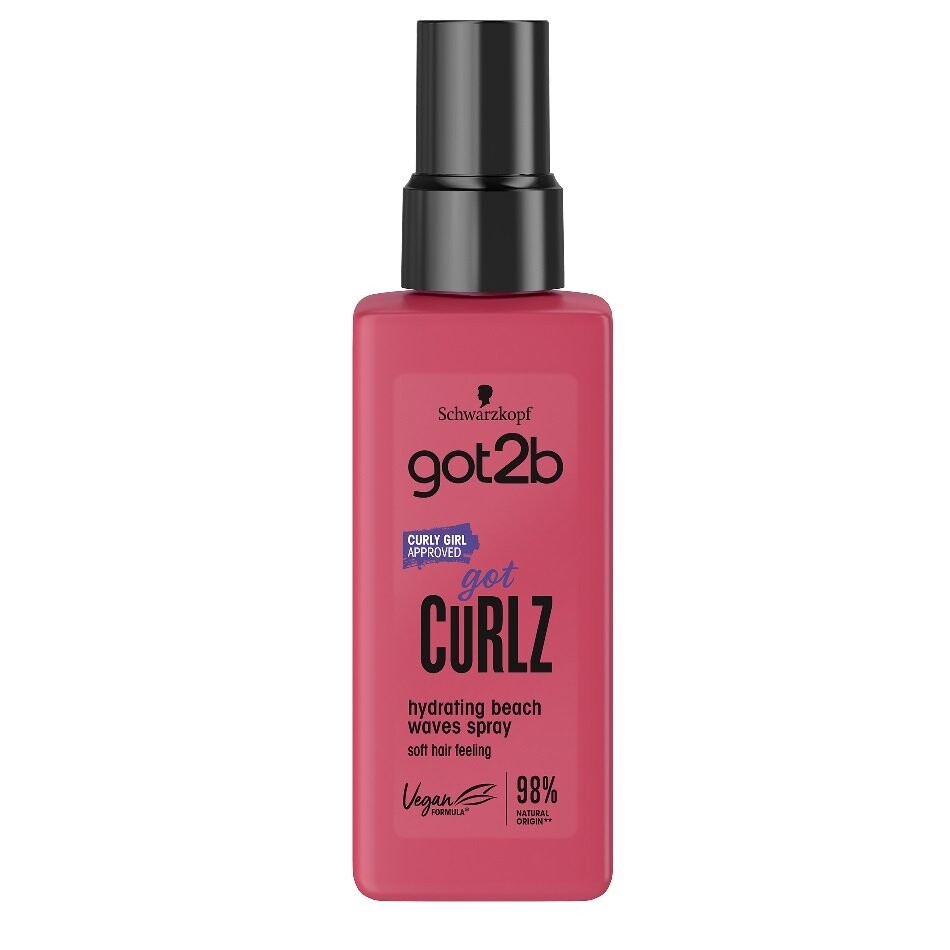 Got2B Got Curlz спрей для волос увлажняющий и смягчающий волосы для эффекта пляжных волн 150мл
Got2B Got Curlz спрей для волос увлажняющий и смягчающий волосы для эффекта пляжных волн 150мл
