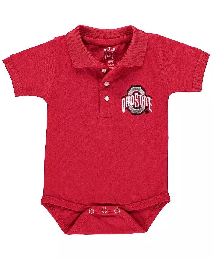 Боди-поло Scarlet Ohio State Buckeyes для мальчиков и девочек Little King Apparel
Боди-поло Scarlet Ohio State Buckeyes для мальчиков и девочек Little King Apparel