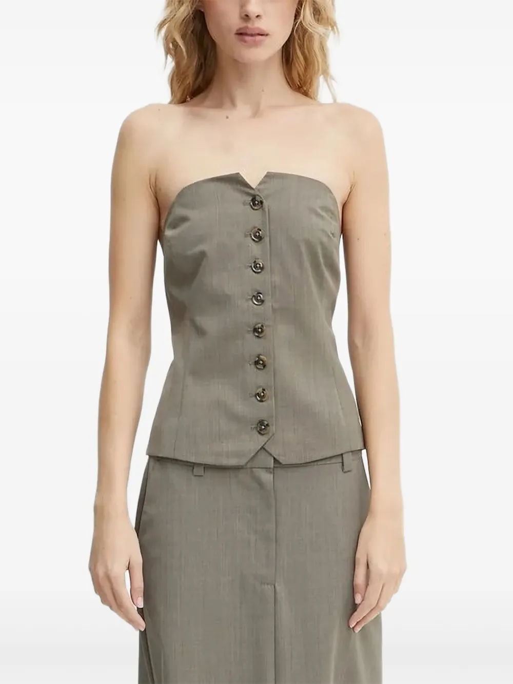 Топ без бретелей Samsoe Samsoe, зеленый
Топ без бретелей Samsoe Samsoe, зеленый