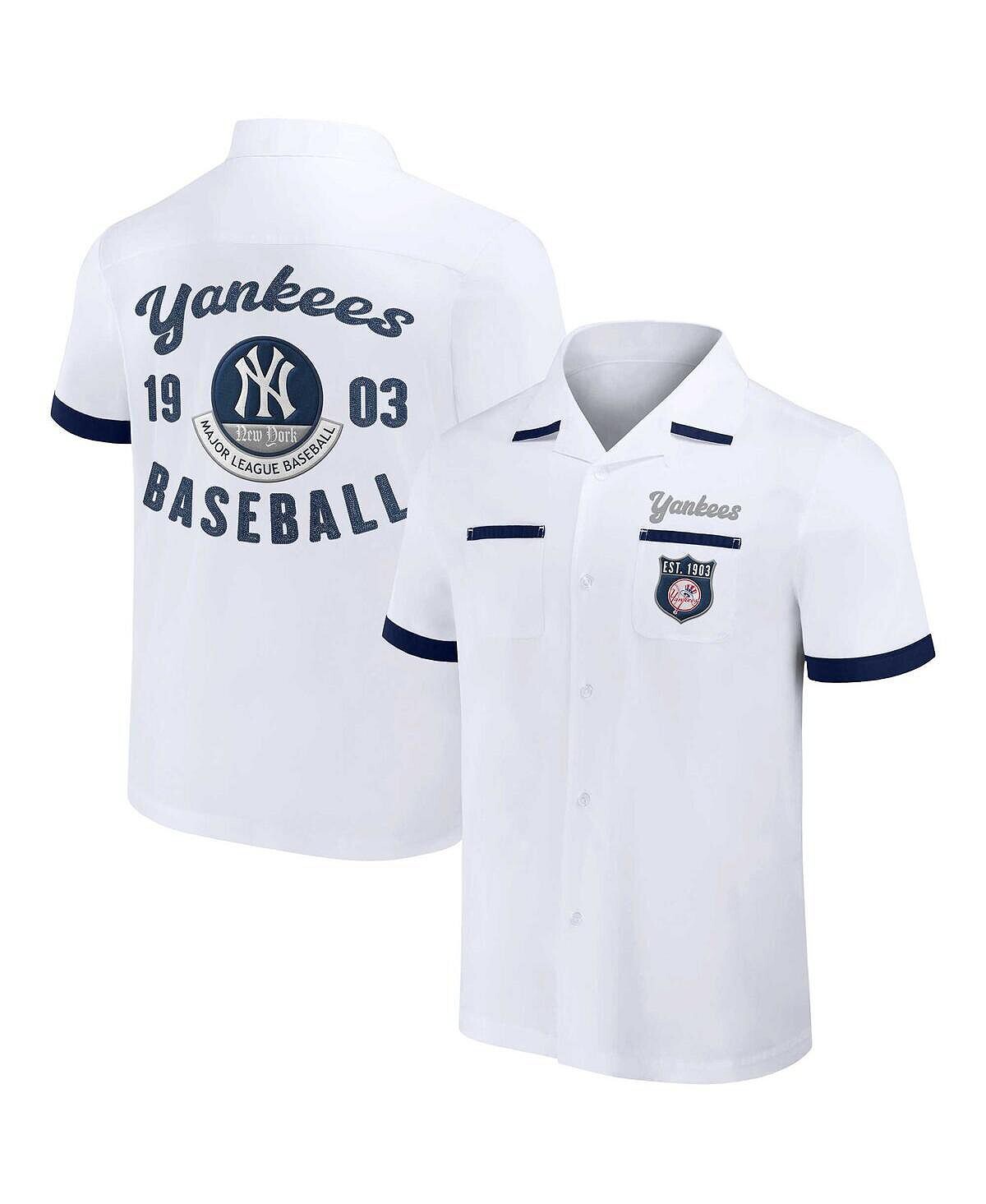 Мужская рубашка на пуговицах для боулинга Darius Rucker Collection от White New York Yankees Fanatics
Мужская рубашка на пуговицах для боулинга Darius Rucker Collection от White New York Yankees Fanatics
