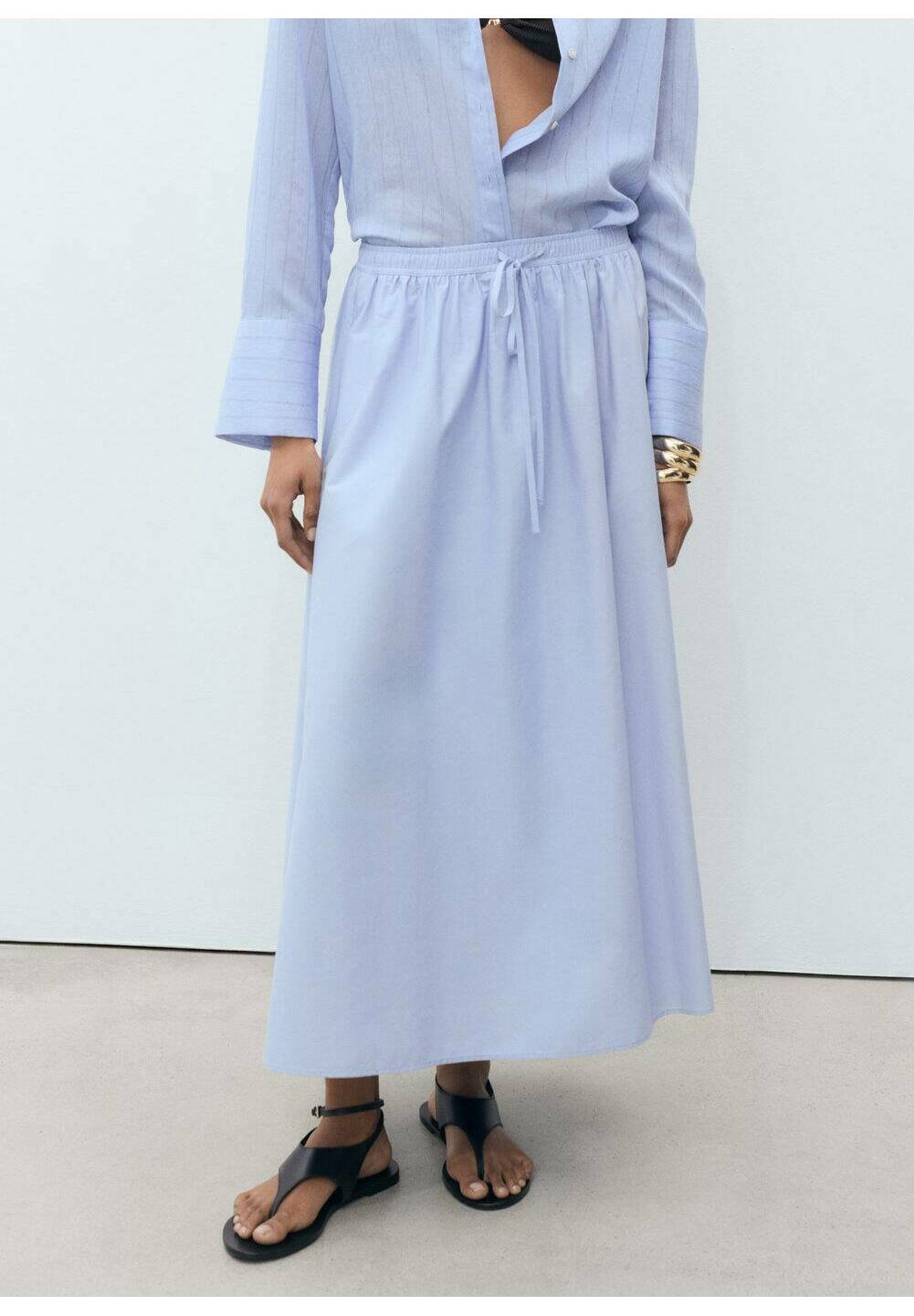 Юбка макси Mango, светло-голубой
Юбка макси Mango, светло-голубой