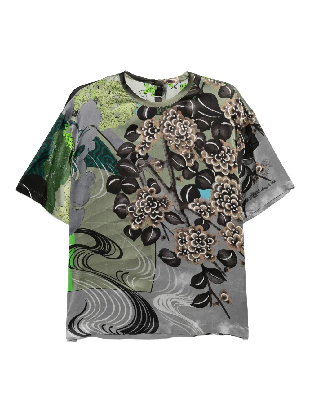 Шелковый топ с короткими рукавами JNBY, серый
Шелковый топ с короткими рукавами JNBY, серый