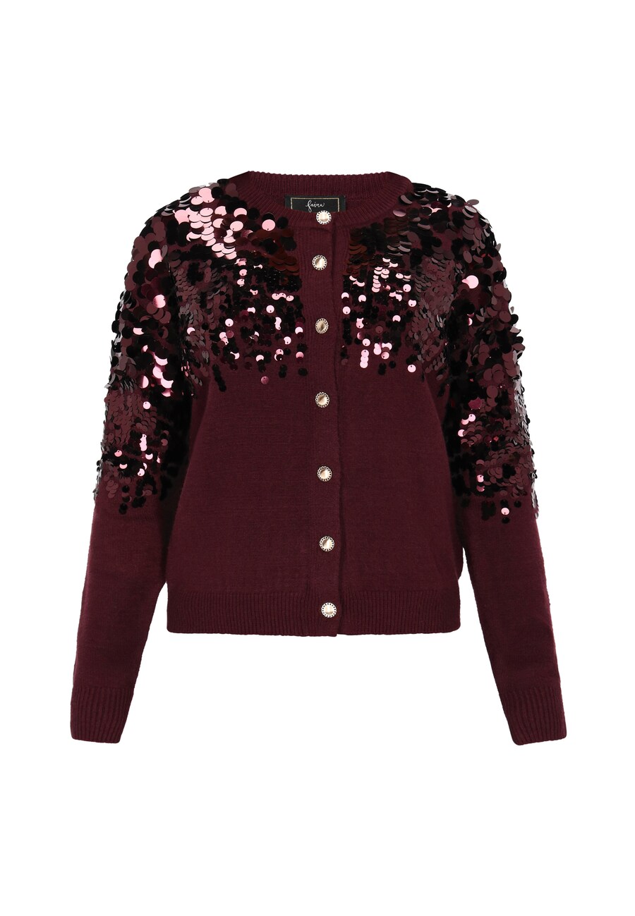 Вязаный кардиган faina, бургундия
Вязаный кардиган faina, бургундия