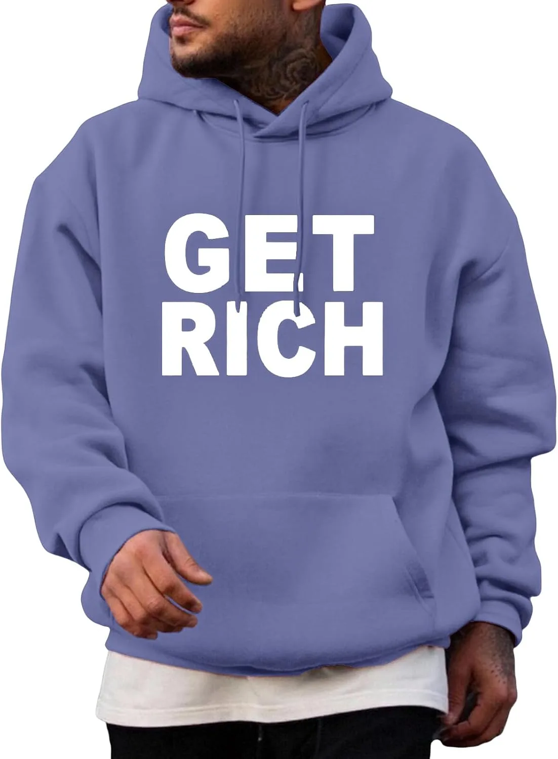 Толстовка evzosrz с капюшоном и воротником, флисовая, для мужчин
Толстовка evzosrz с капюшоном и воротником, флисовая, для мужчин