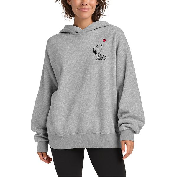 Женская оверсайз худи с принтом Peanuts Snoopy Licensed Character, Athletic Heather
Женская оверсайз худи с принтом Peanuts Snoopy Licensed Character, Athletic Heather