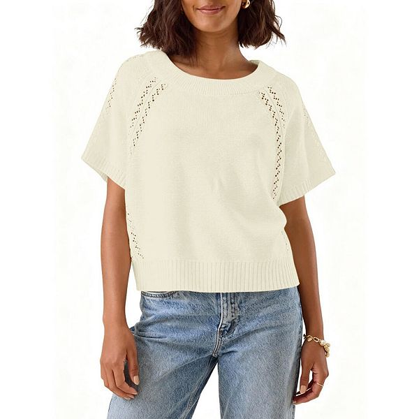 Женский вязаный топ с коротким рукавом и круглым вырезом Yesfashion, Beige
Женский вязаный топ с коротким рукавом и круглым вырезом Yesfashion, Beige