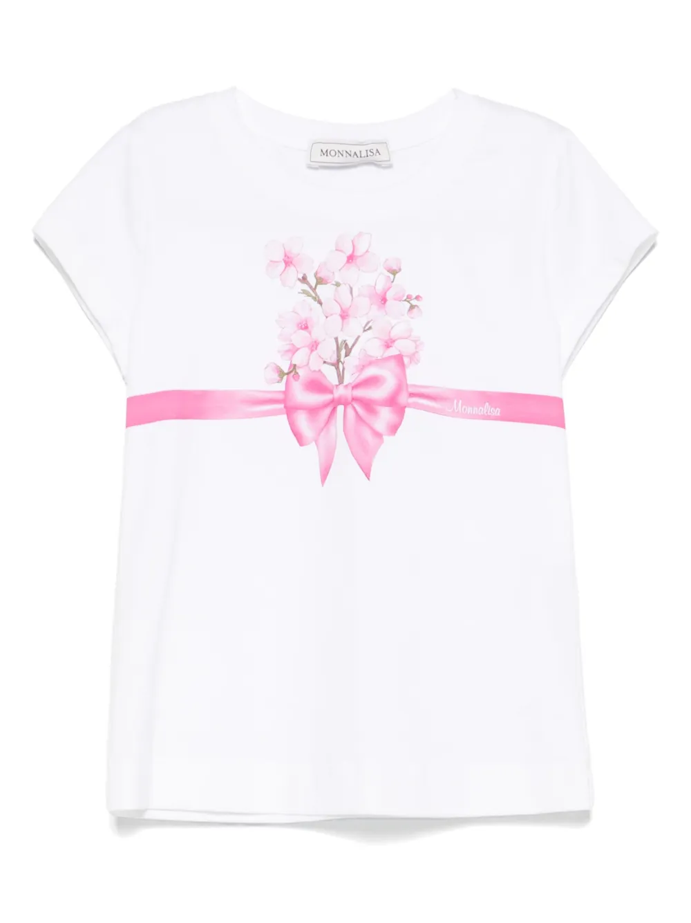 Футболка с цветочным принтом Monnalisa, белый
Футболка с цветочным принтом Monnalisa, белый
