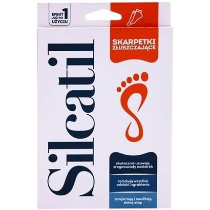 Отшелушивающие носки Silcatil, 1 пара, удаляют мозоли и огрубевшую кожу, Aflofarm 
Отшелушивающие носки Silcatil, 1 пара, удаляют мозоли и огрубевшую кожу, Aflofarm