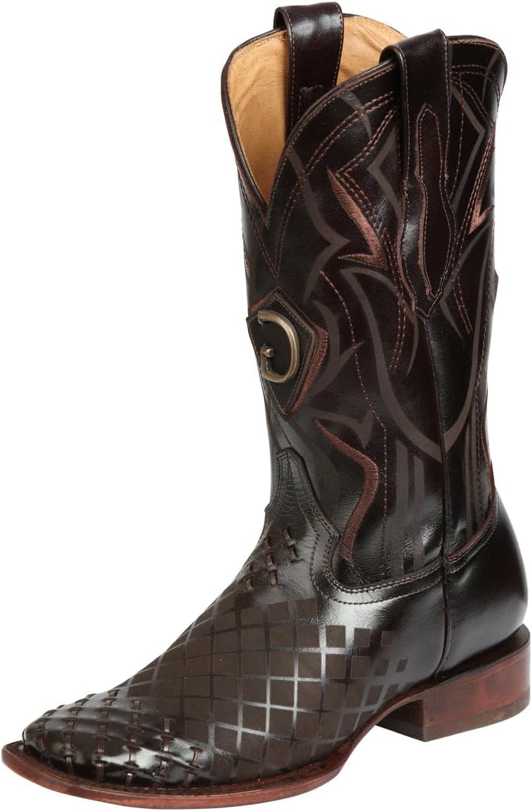 Мужские ковбойские сапоги - El General из кожи с эффектом pull-up - коричневые Generic
Мужские ковбойские сапоги - El General из кожи с эффектом pull-up - коричневые Generic