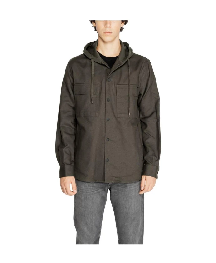 Зеленая хлопковая рубашка с капюшоном Antony Morato, зеленый
Зеленая хлопковая рубашка с капюшоном Antony Morato, зеленый