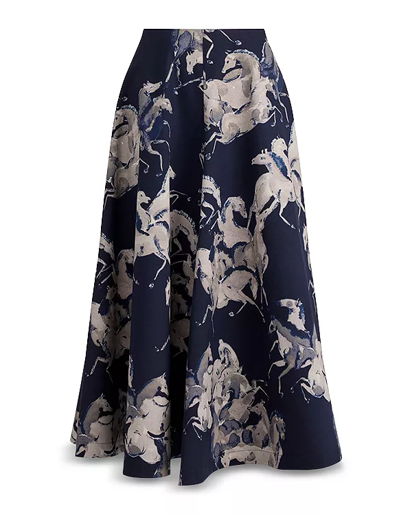 Юбка Varda с принтом в виде лошадей Altuzarra, синий
Юбка Varda с принтом в виде лошадей Altuzarra, синий