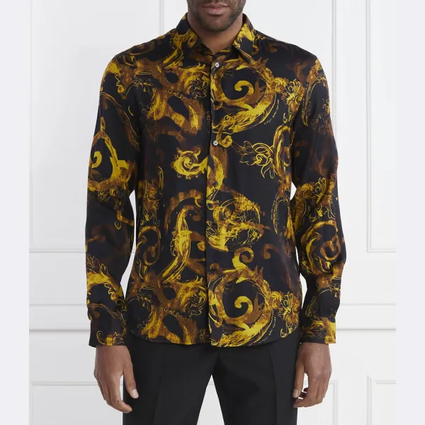 Рубашка стандартного кроя Versace, черный
Рубашка стандартного кроя Versace, черный