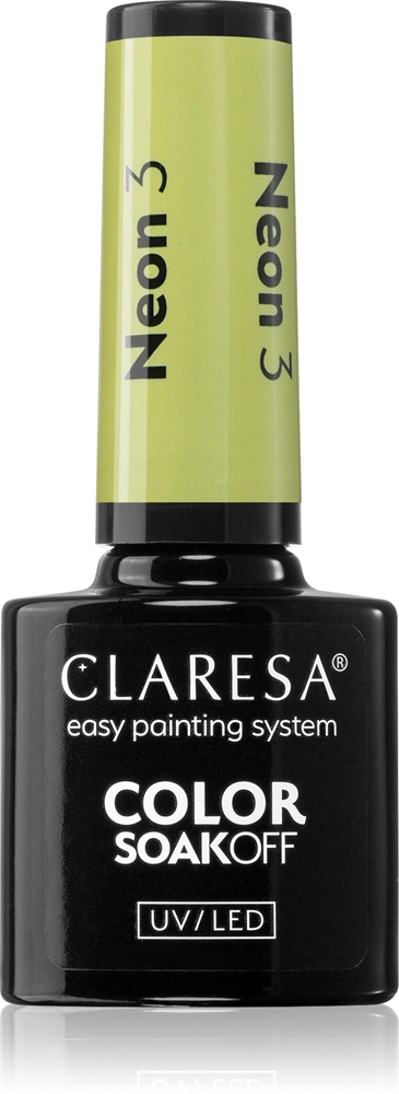 Гель-Лак для ногтей Soakoff UV/LED неоновый Claresa, atspalvis 3 5 гр
Гель-Лак для ногтей Soakoff UV/LED неоновый Claresa, atspalvis 3 5 гр