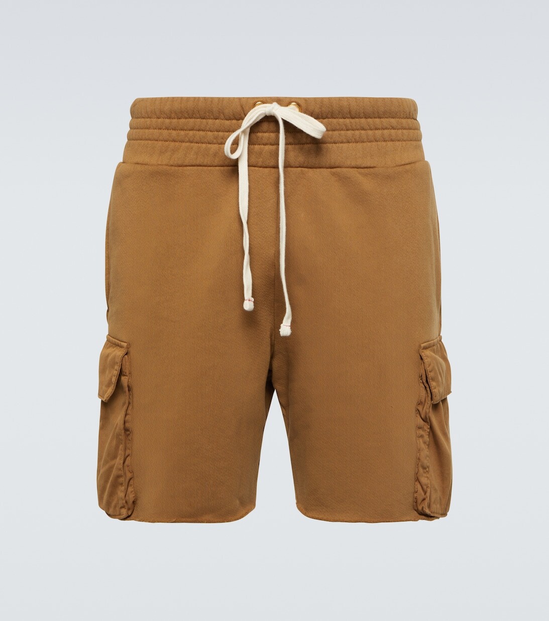 Шорты карго из хлопкового джерси Les Tien, коричневый 
Шорты карго из хлопкового джерси Les Tien, коричневый