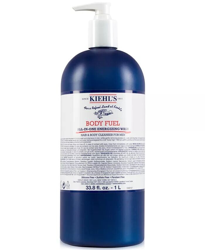 Универсальное бодрящее средство Body Fuel «все в одном», 33,8 жидк. унция Kiehl'S Since 1851
Универсальное бодрящее средство Body Fuel «все в одном», 33,8 жидк. унция Kiehl'S Since 1851