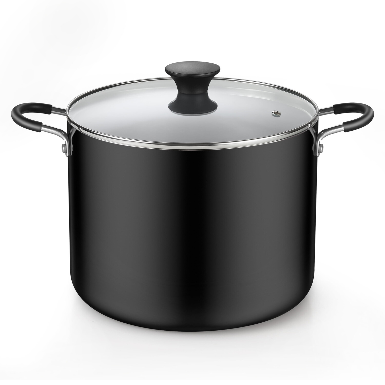 Кастрюля с антипригарным покрытием и стеклянной крышкой Cook N Home 10,5 кварт, черный
Кастрюля с антипригарным покрытием и стеклянной крышкой Cook N Home 10,5 кварт, черный