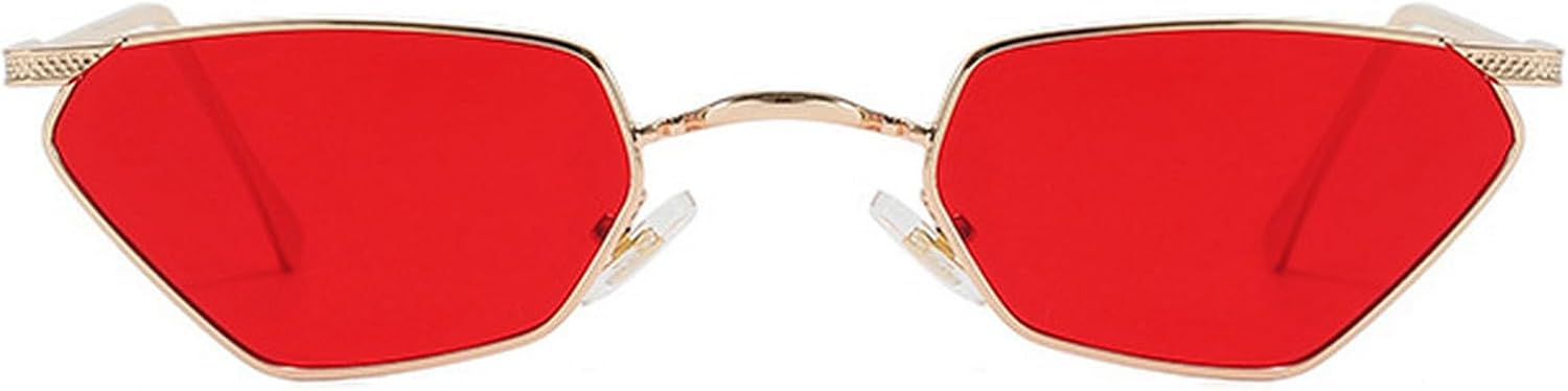 Модные маленькие многоугольные солнцезащитные очки для женщин в металлической полуободковой оправе «кошачий глаз», винтажные солнцезащитные очки «кошачий глаз» mincl, Red
Модные маленькие многоугольные солнцезащитные очки для женщин в металлической полуободковой оправе «кошачий глаз», винтажные солнцезащитные очки «кошачий глаз» mincl, Red