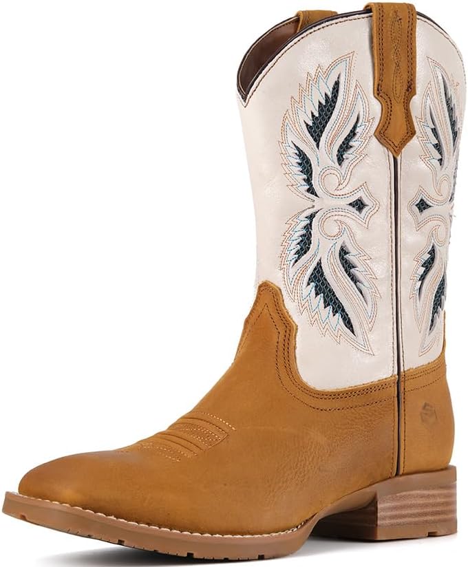 Ковбойские сапоги SUREWAY для мужчин - мужские западные сапоги с квадратным носком и вышивкой, устойчивые к маслу и скольжению, прочные классические сапоги на 25 см, мягкий носок, полностью кожаные ботинки, белый
Ковбойские сапоги SUREWAY для мужчин - мужские западные сапоги с квадратным носком и вышивкой, устойчивые к маслу и скольжению, прочные классические сапоги на 25 см, мягкий носок, полностью кожаные ботинки, белый