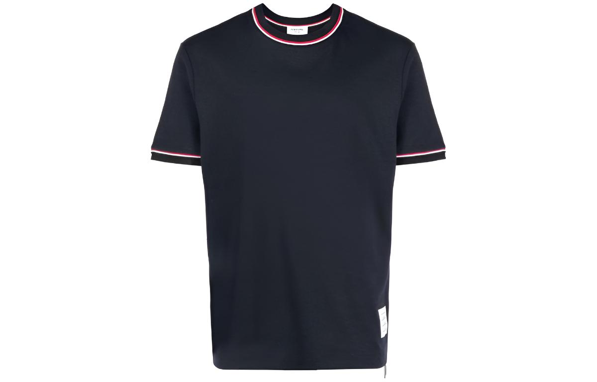Миланская полосатая футболка с круглым вырезом Milan Striped Crewneck THOM BROWNE, синий
Миланская полосатая футболка с круглым вырезом Milan Striped Crewneck THOM BROWNE, синий