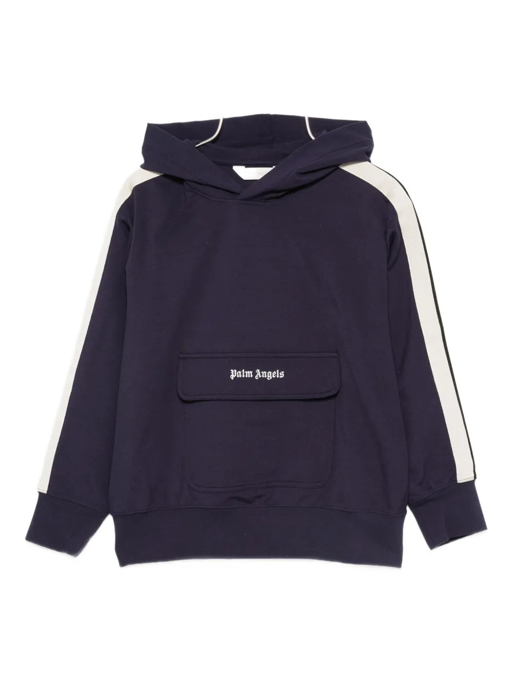 Худи в полоску Palm Angels Kids, синий
Худи в полоску Palm Angels Kids, синий