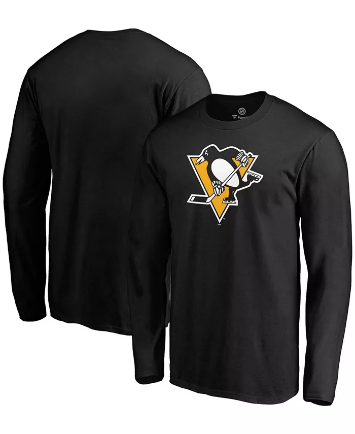 Мужская черная футболка с длинным рукавом Pittsburgh Penguins с основным логотипом команды Fanatics
Мужская черная футболка с длинным рукавом Pittsburgh Penguins с основным логотипом команды Fanatics