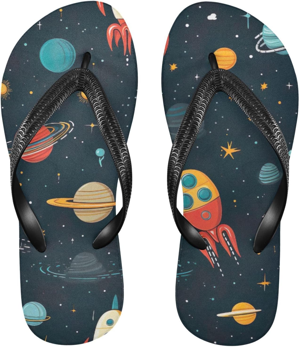 Женские и мужские летние пляжные шлепанцы Space Planet Galaxy, повседневные сандалии для душа Kfbe, Rocket
Женские и мужские летние пляжные шлепанцы Space Planet Galaxy, повседневные сандалии для душа Kfbe, Rocket