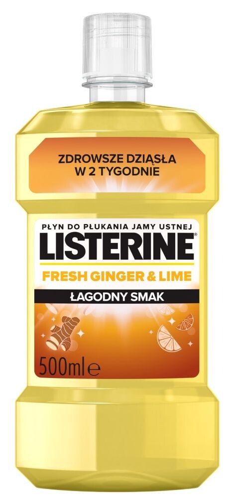 Listerine Ginger & Lime жидкость для полоскания рта, 500 ml
Listerine Ginger & Lime жидкость для полоскания рта, 500 ml