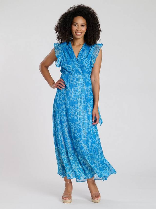 Платье макси с принтом и рюшами на плечах South Beach, Multi
Платье макси с принтом и рюшами на плечах South Beach, Multi