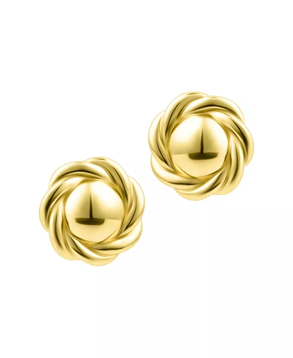 Золотые круглые серьги-гвоздики в форме веревки Adornia, gold
Золотые круглые серьги-гвоздики в форме веревки Adornia, gold