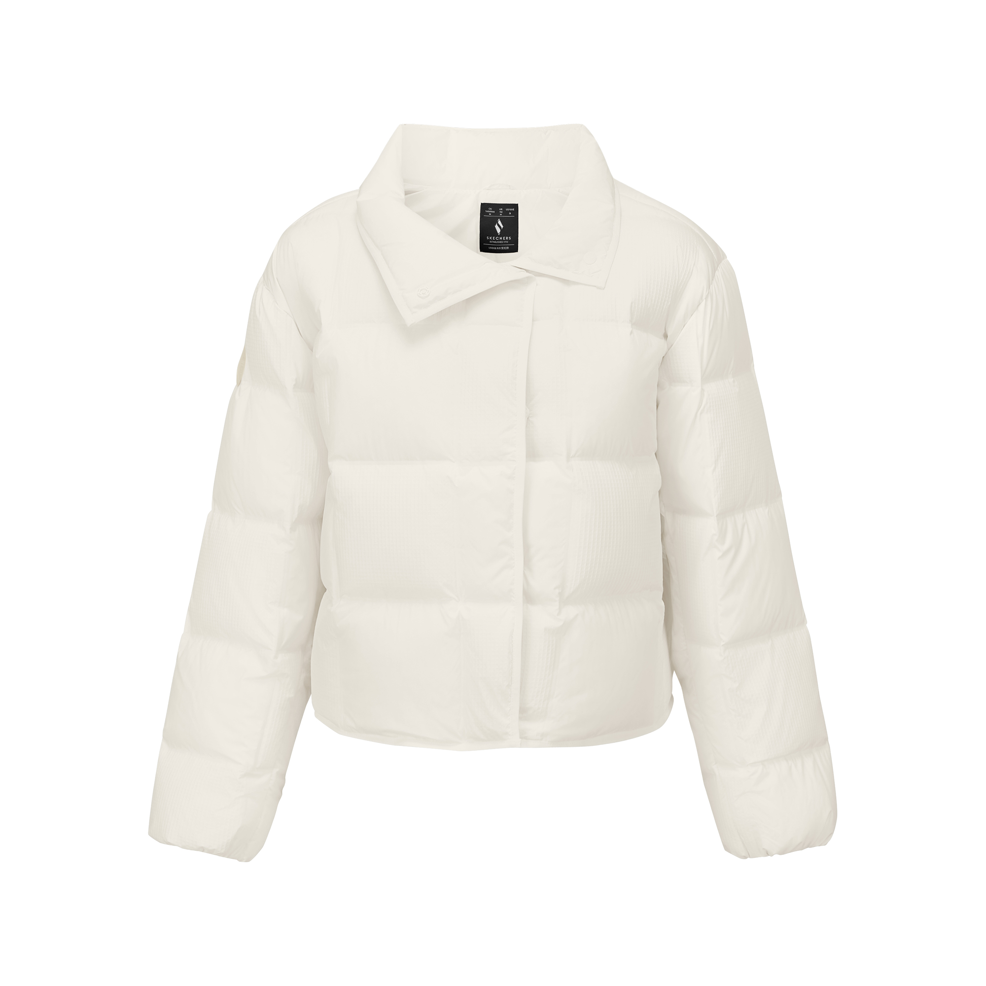 Skechers Женская пуховая куртка из хлопка белого цвета, Marshmallow White-0074
Skechers Женская пуховая куртка из хлопка белого цвета, Marshmallow White-0074