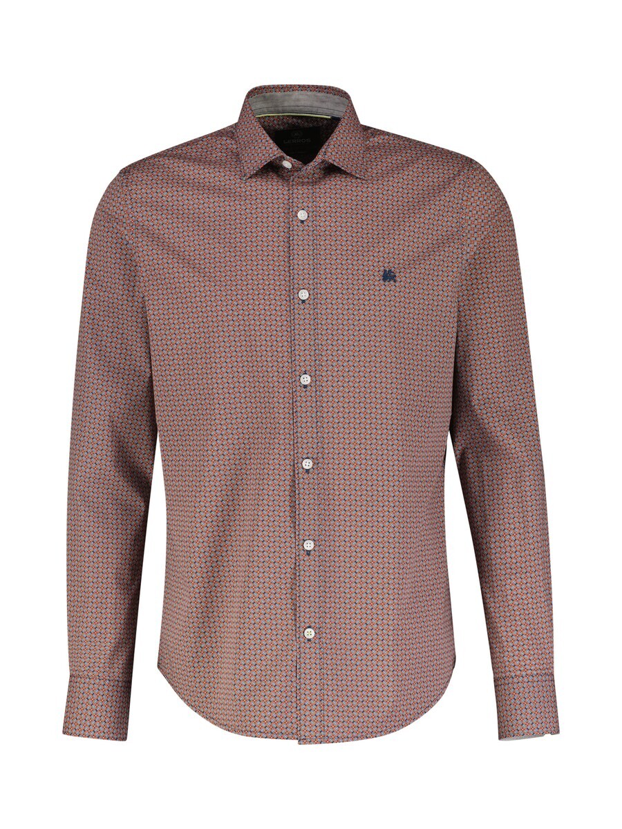 Повседневная рубашка LERROS Regular fit Button Up Shirt, оранжевый 
Повседневная рубашка LERROS Regular fit Button Up Shirt, оранжевый