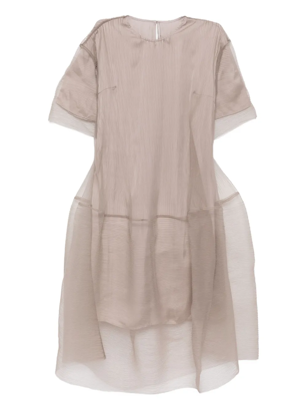 Платье А-силуэта с короткими рукавами JNBY, нейтральный 
Платье А-силуэта с короткими рукавами JNBY, нейтральный