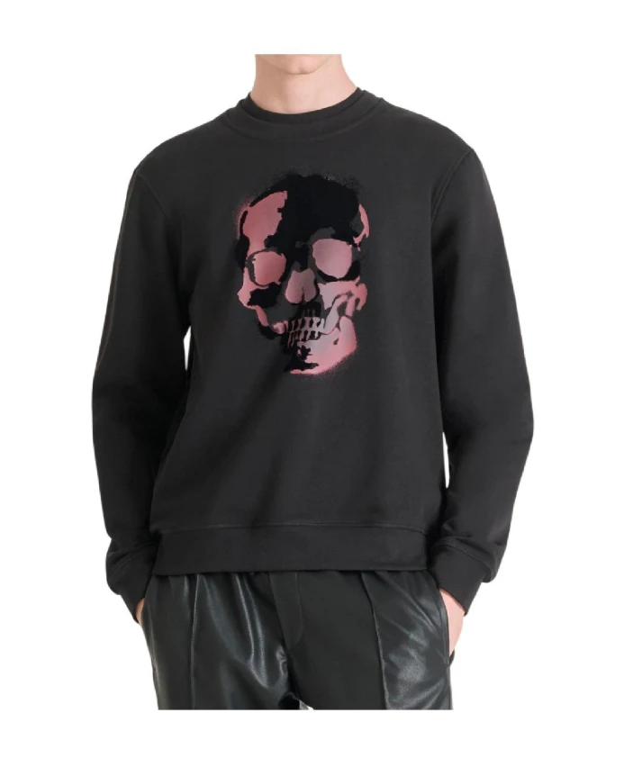 Городская толстовка с изображением черепа Antony Morato, черный
Городская толстовка с изображением черепа Antony Morato, черный