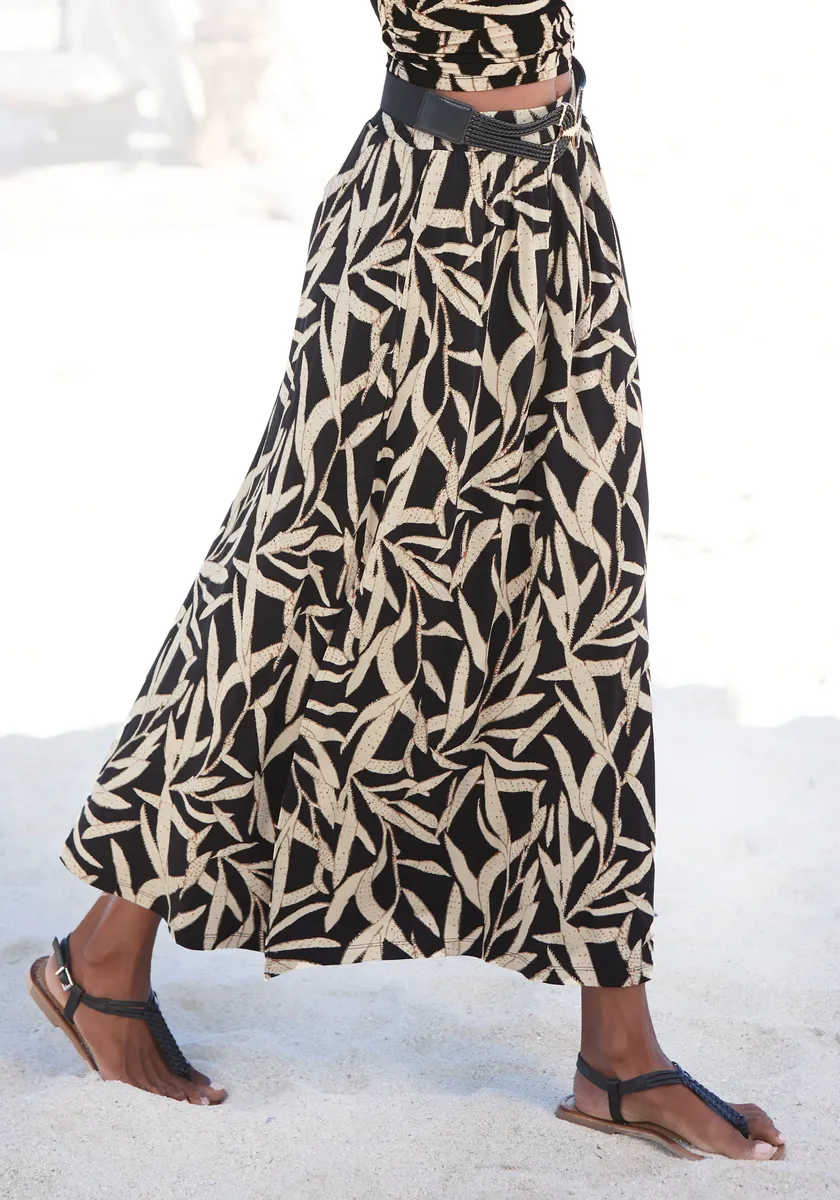 Юбка макси S.Oliver с принтом по всей поверхности, длинная летняя юбка с разрезом, цвет Schwarz-Sand Bedruckt
Юбка макси S.Oliver с принтом по всей поверхности, длинная летняя юбка с разрезом, цвет Schwarz-Sand Bedruckt