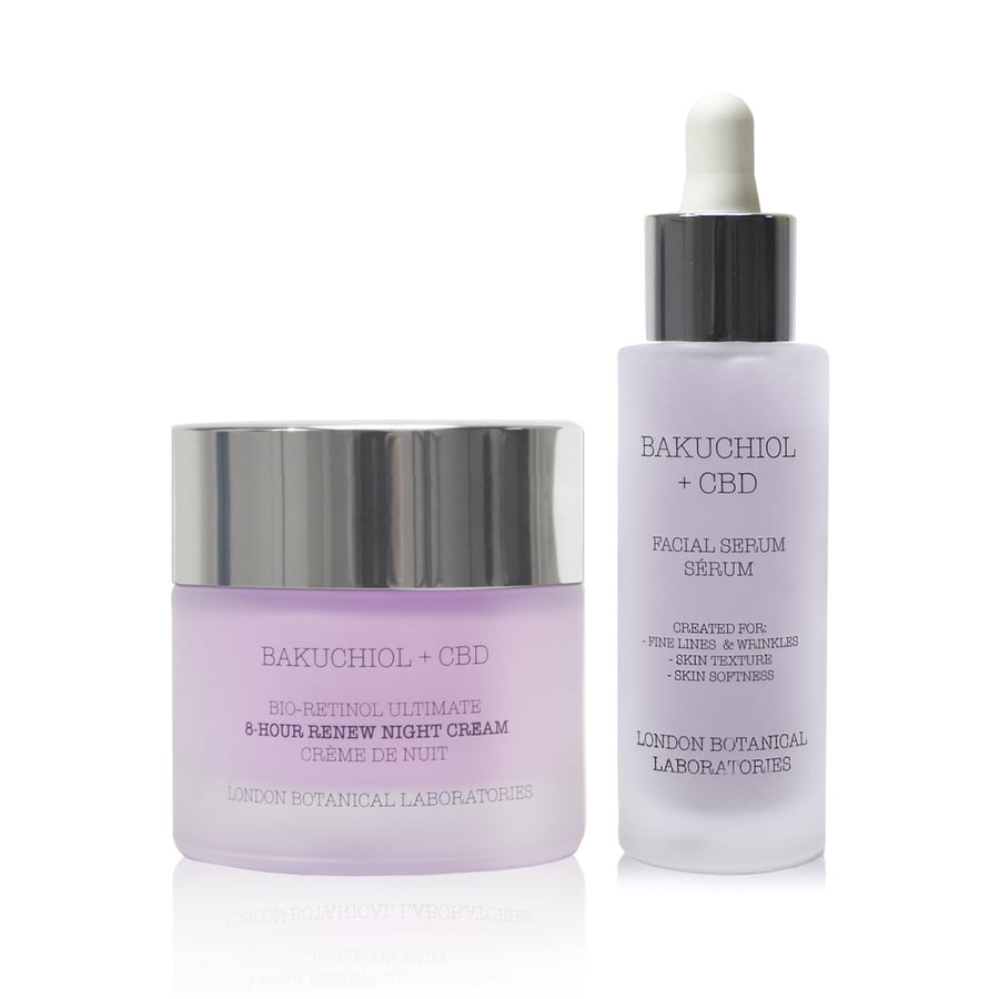 Ночной крем Бакучиол с био ретинолом + Сыворотка Бакучиол London Botanical Laboratories
Ночной крем Бакучиол с био ретинолом + Сыворотка Бакучиол London Botanical Laboratories