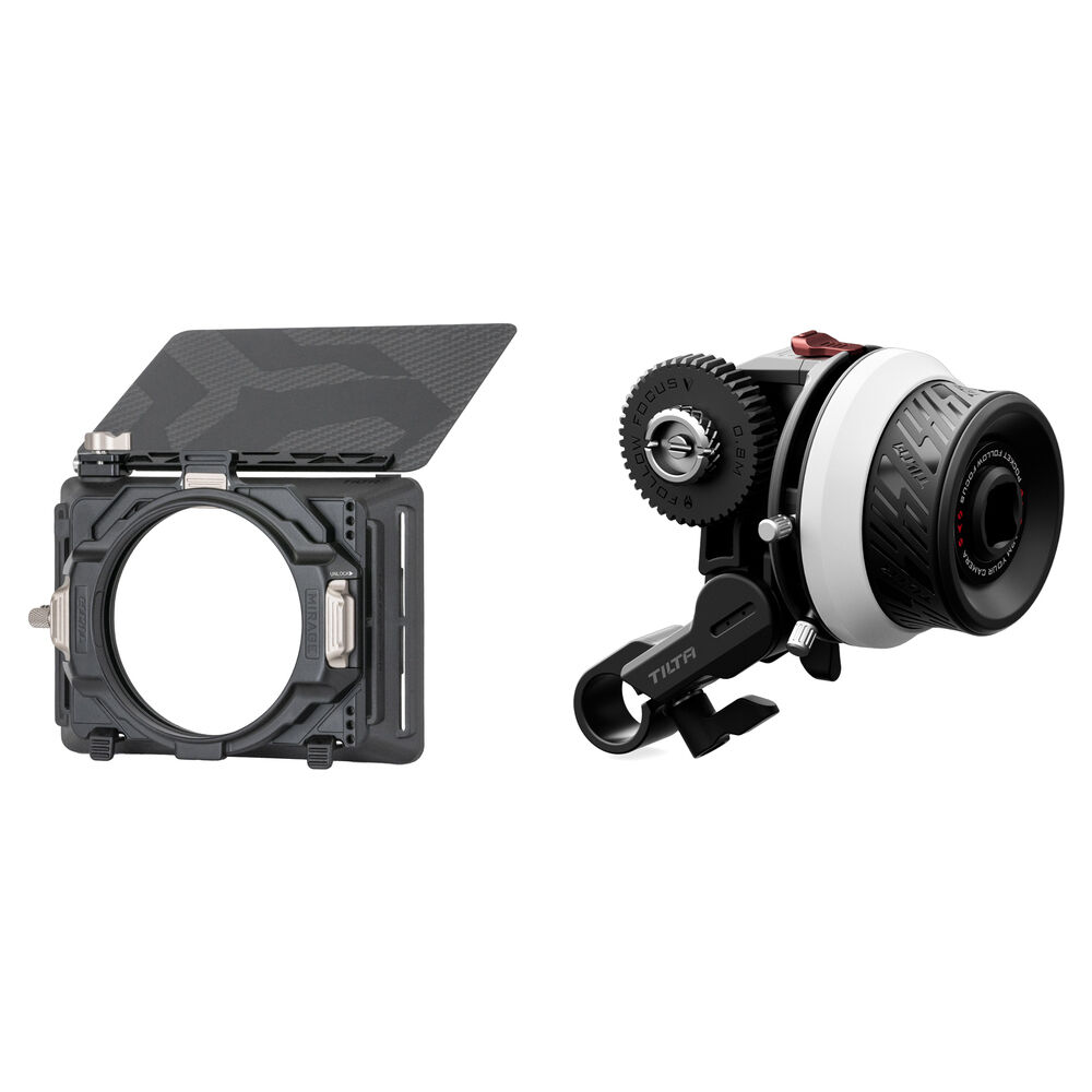 Tilta Mirage Matte Box with Top Flag and Pocket Follow Focus Kit
Tilta Mirage Matte Box with Top Flag and Pocket Follow Focus Kit