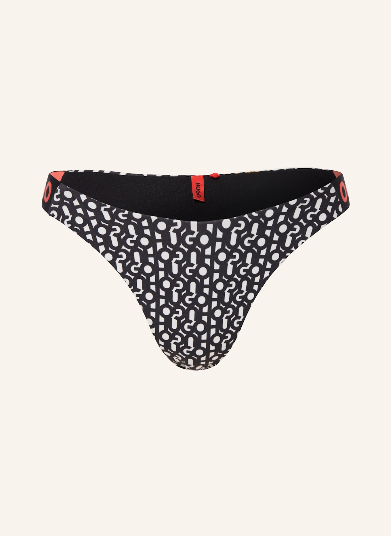 Бразильские плавки бикини с монограммой Hugo, черный
Бразильские плавки бикини с монограммой Hugo, черный