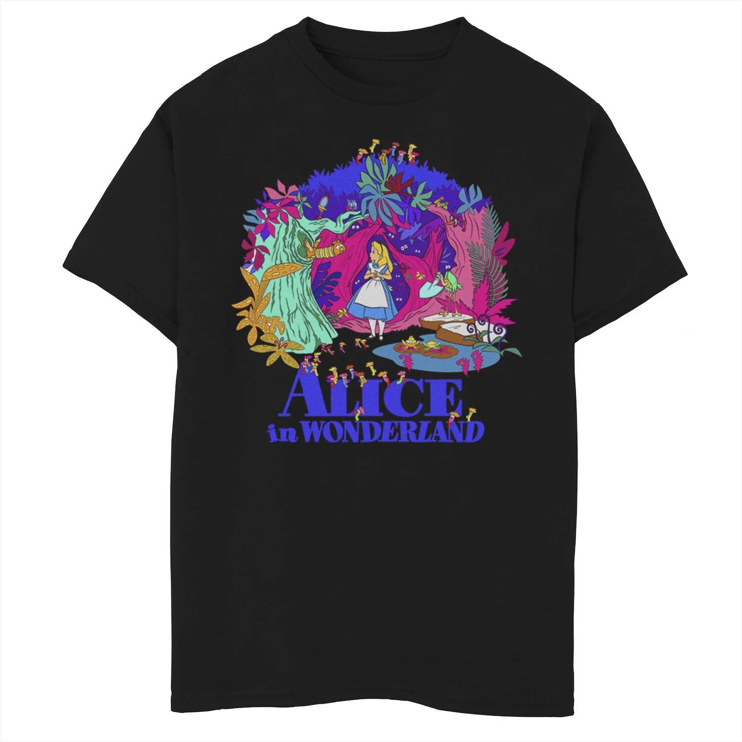 Футболка с неоновым цветочным рисунком для мальчиков 8–20 лет Disney's «Алиса в стране чудес» Disney, черный
Футболка с неоновым цветочным рисунком для мальчиков 8–20 лет Disney's «Алиса в стране чудес» Disney, черный