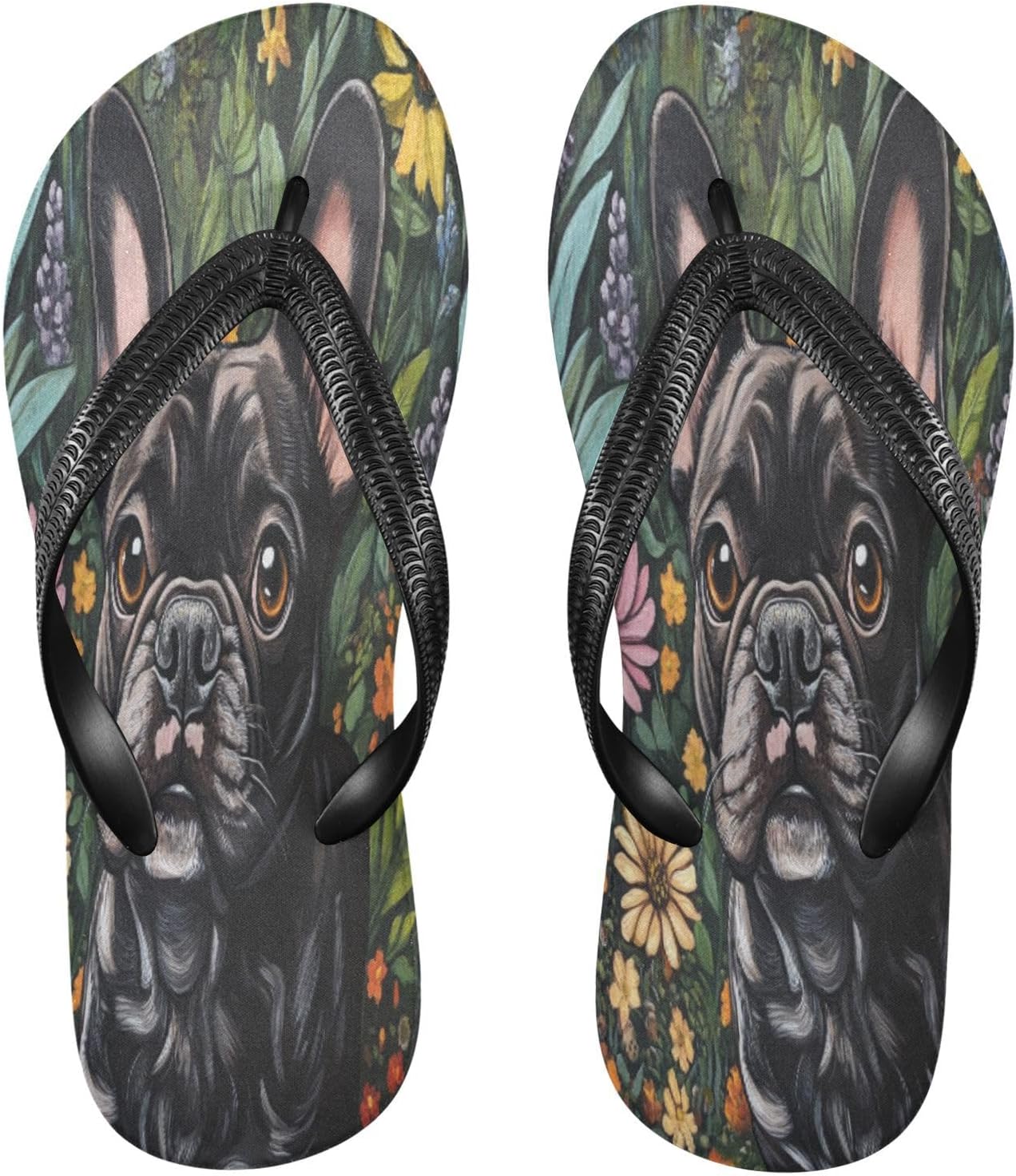 Женские и мужские пляжные шлепанцы с цветами и французским бульдогом, темно-зеленые, резиновые, нескользящие летние тапочки Sinestour
Женские и мужские пляжные шлепанцы с цветами и французским бульдогом, темно-зеленые, резиновые, нескользящие летние тапочки Sinestour