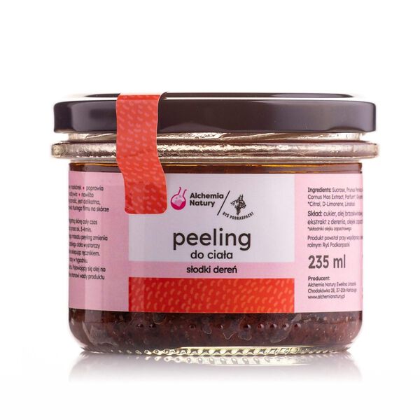 Скраб для тела «Сладкий кизил», 235 мл Alchemia Natury
Скраб для тела «Сладкий кизил», 235 мл Alchemia Natury