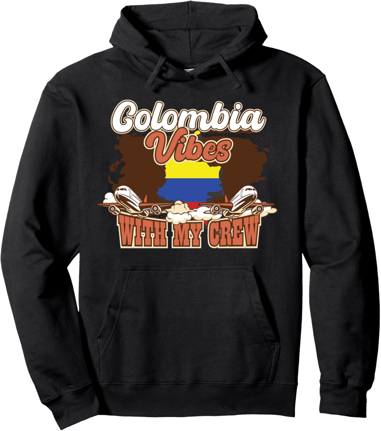 Толстовка Travel Columbia с надписью Моя команда Colombia Gifts And Colombia Souvenirs, черный
Толстовка Travel Columbia с надписью Моя команда Colombia Gifts And Colombia Souvenirs, черный