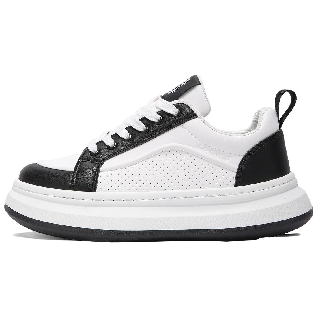 Низкие повседневные туфли мужские FAPAI, White Black 
Низкие повседневные туфли мужские FAPAI, White Black