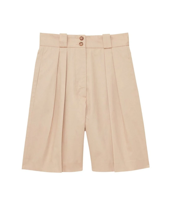 Шорты со складками и завышенной талией Ines De La Fressange Paris, бежевый
Шорты со складками и завышенной талией Ines De La Fressange Paris, бежевый