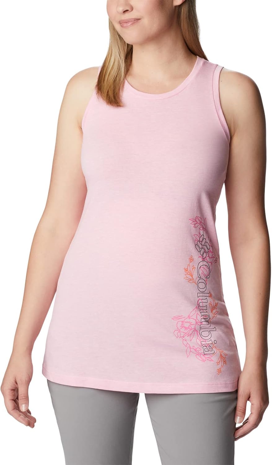 Columbia Womens Bluff Mesa Топ-Кэми, Wild Rose Heather/Blooming Lines Graphic
Columbia Womens Bluff Mesa Топ-Кэми, Wild Rose Heather/Blooming Lines Graphic