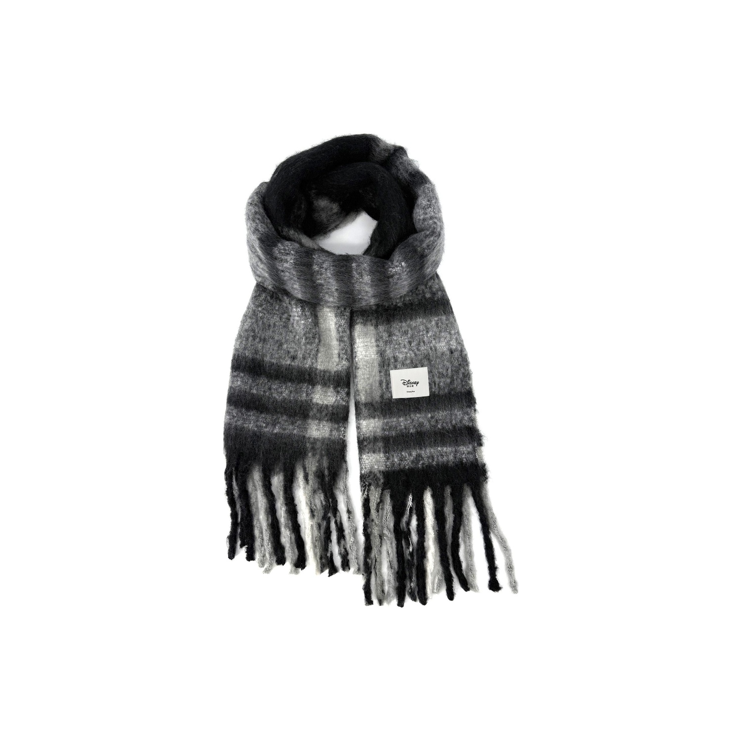 Disney Вязаный шарф унисекс черно-серого цвета, Black Gray
Disney Вязаный шарф унисекс черно-серого цвета, Black Gray