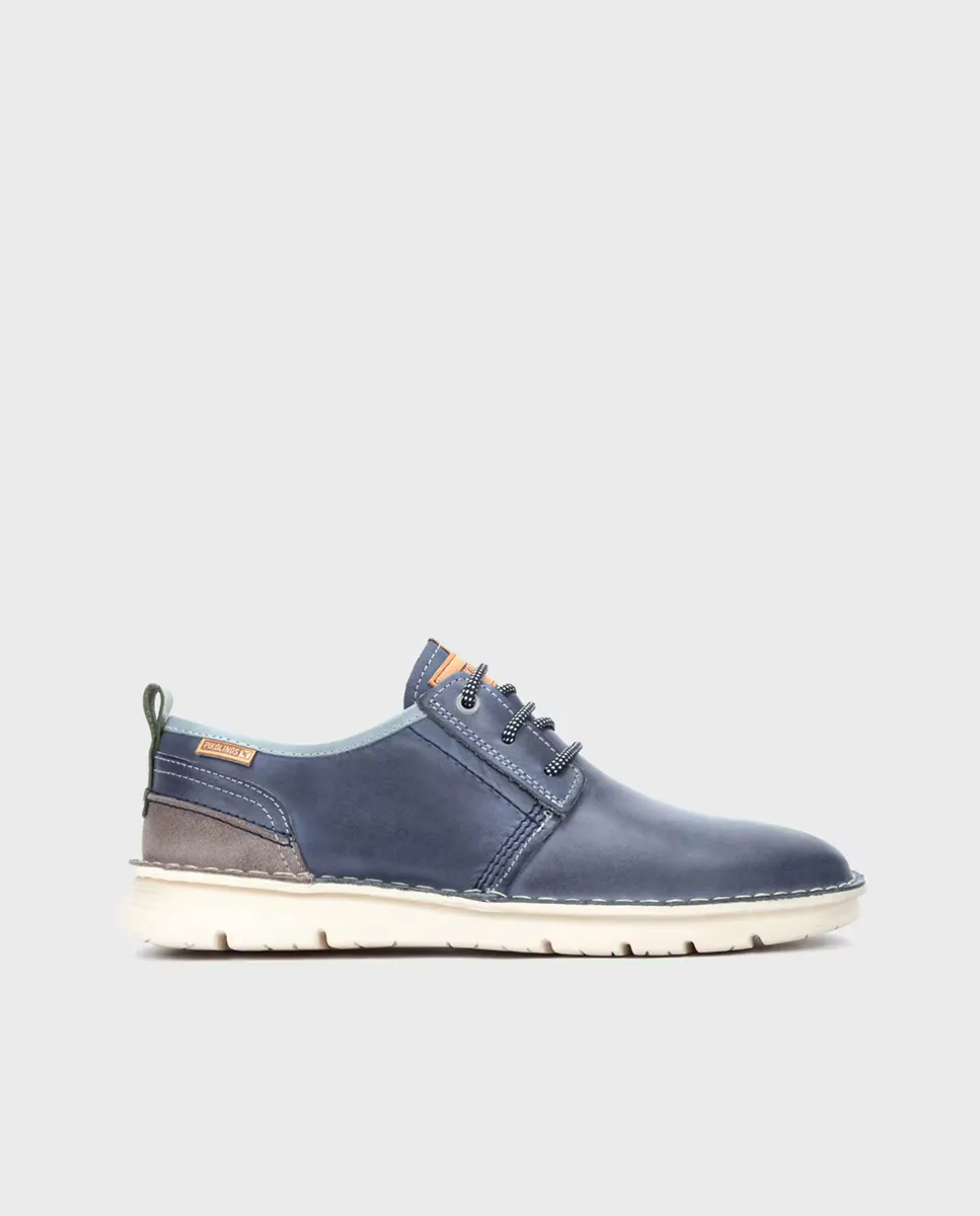 Мужские кожаные туфли на шнуровке со съемной стелькой Pikolinos, синий
Мужские кожаные туфли на шнуровке со съемной стелькой Pikolinos, синий
