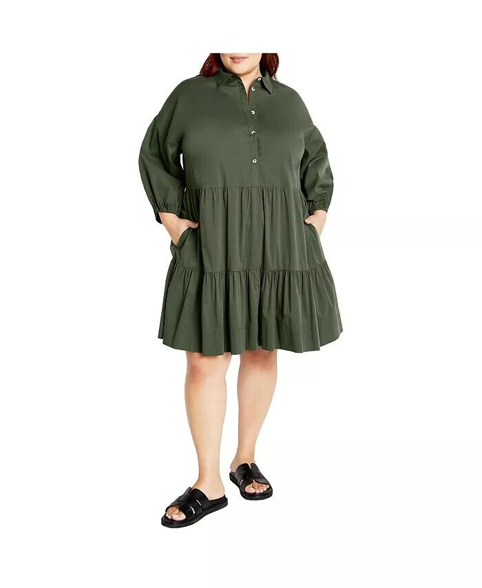 Мини-платье Kiara большого размера CITY CHIC, коричневый/бежевый
Мини-платье Kiara большого размера CITY CHIC, коричневый/бежевый