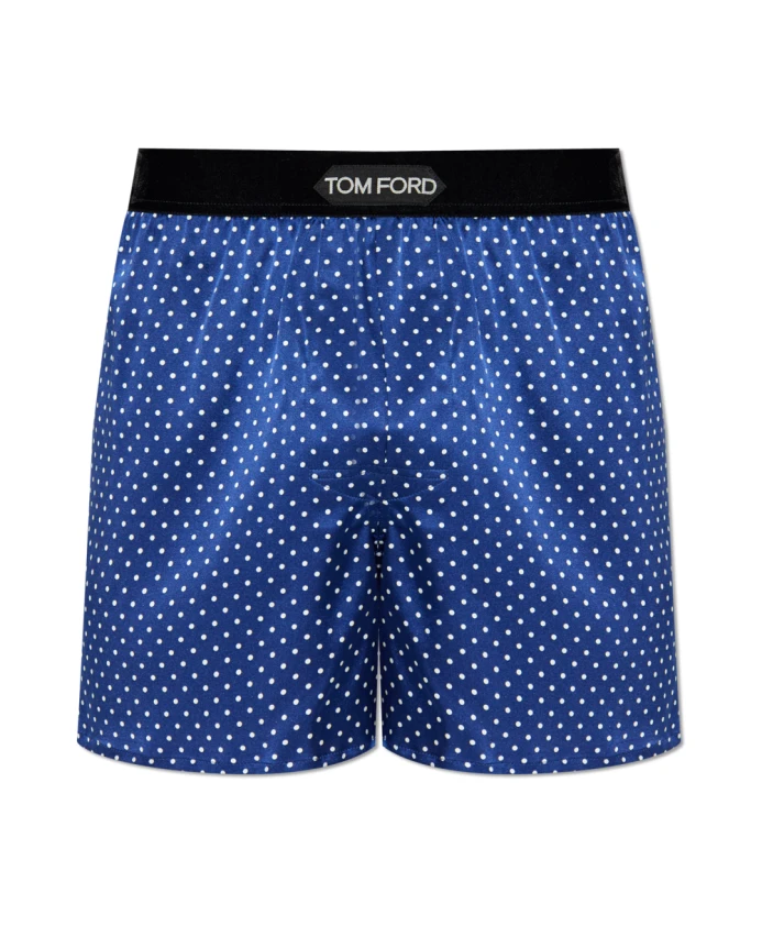Шелковые боксерские шорты Tom Ford, синий
Шелковые боксерские шорты Tom Ford, синий