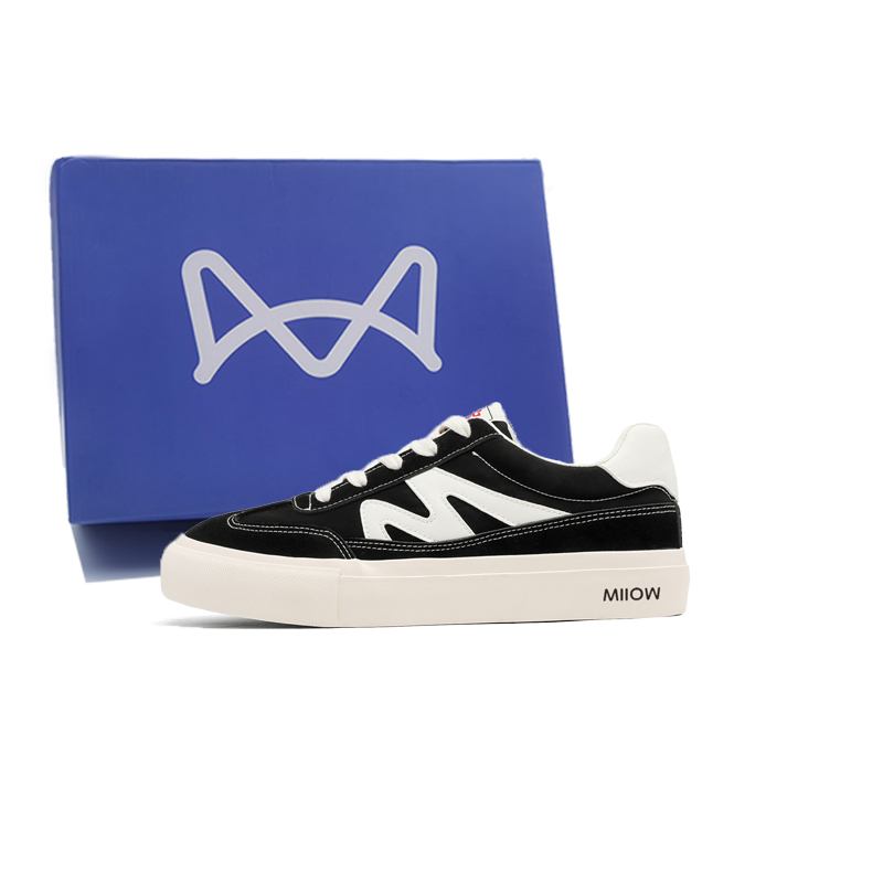Нескользящие, износостойкие, легкие, дышащие низкие мужские кроссовки для скейтбординга MIIOW, Black 
Нескользящие, износостойкие, легкие, дышащие низкие мужские кроссовки для скейтбординга MIIOW, Black