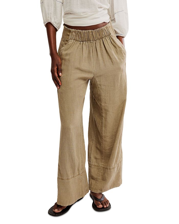 Широкие брюки Days End Free People, зеленый
Широкие брюки Days End Free People, зеленый